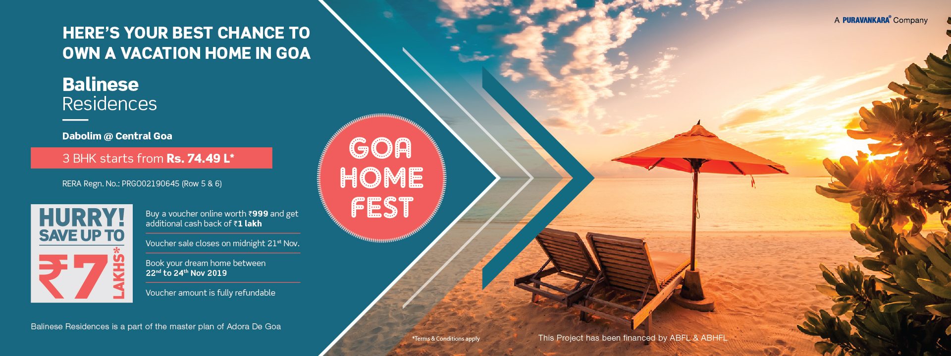 Relocate to Goa because Goa has the best property