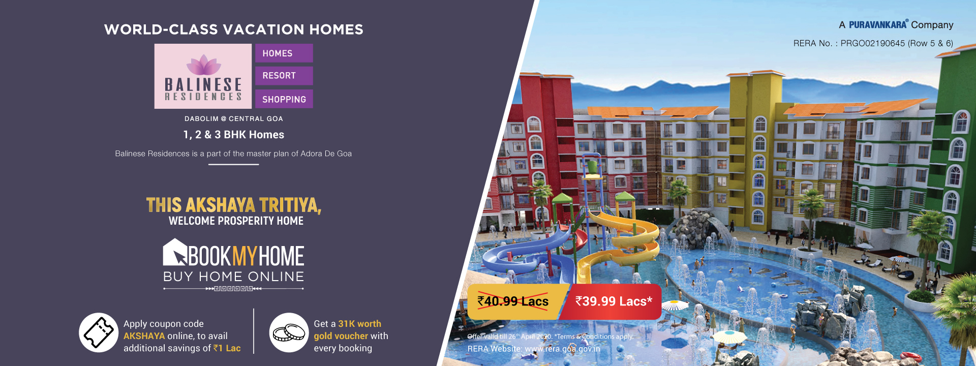 Balinese Residences by Provident  in Goa: Good news for home buyers